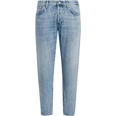 Mannenbroek Dondup - jeans 5 pockets wortel brighton in denim - blauw