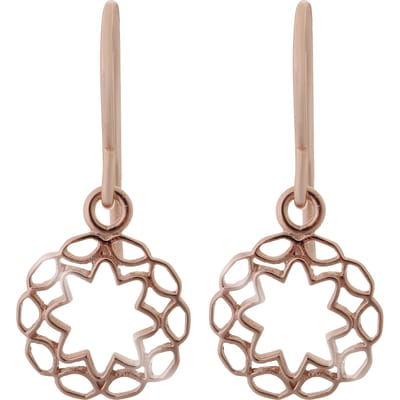 Orphelia 'Jasmine' Dames 925 Sterling Zilveren Oorbellen - Roze ZO-7076/1