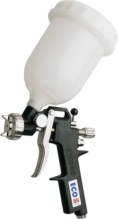 CriKo verfspuit 2200 ECO voor compressor - Bovenbeker 750 ml - Spuitkop Ø 1.5 mm - Max 8 bar