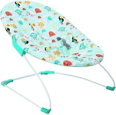 Relax, Little World Wipstoel met dierenprint babysit circus, bouncer