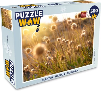 Puzzel Planten - Natuur - Bloemen - Zon - Horizon - Legpuzzel - Puzzel 500 stukjes