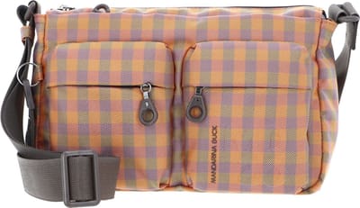 MANDARINA DUCK Schoudertas MD20 Vichy Crossover Vichy Orange Abrikoos