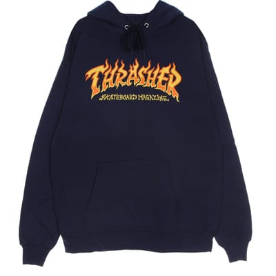Marineblauw sweatshirt met capuchon voor heren