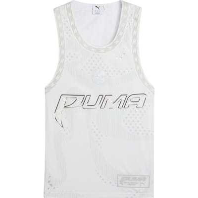 Puma Dames Mesh Prestaties Basketbalsjersey (Puma Wit)