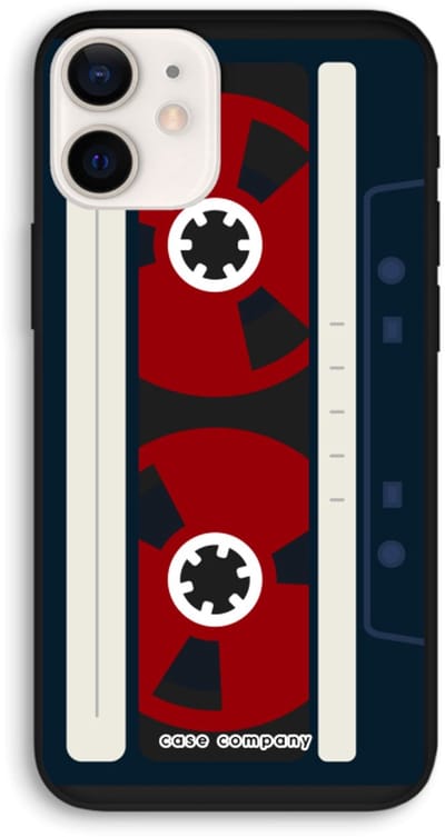 Case Company® - Hoesje geschikt voor iPhone 12 hoesje - Here's your tape - Biologisch Afbreekbaar Telefoonhoesje - Bescherming alle Kanten en Schermrand