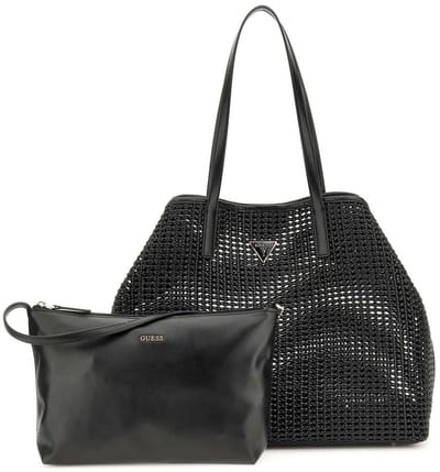 GUESS shopper Brigitta 2 in 1 Tote Black zwart