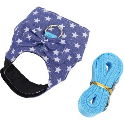Ensemble Harnais et Laisse Lapin Harnais Gilet Confortable Doux pour Petits Animaux Ensemble Laisse pour Chats Furets Cochons d'Inde S