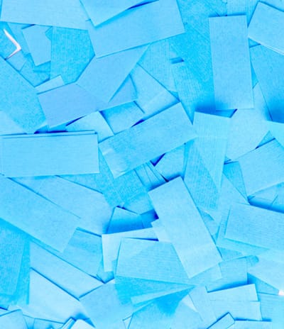 Confetti shooter 40 cm - Gender reveal boy paper