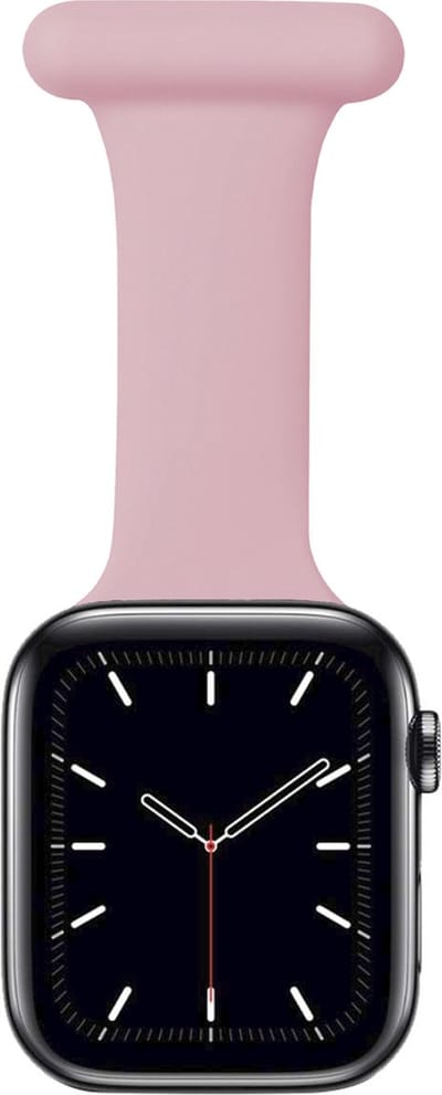 MY PROTECT - Verpleegkundige Zorg Bandje - Geschikt Voor Apple Watch Bandje - Series 1/2/3/4/5/6/7/8/9/10/SE/Ultra - 44mm - 45mm - 46mm - 49mm - Roze