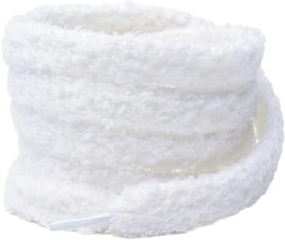 Dailygoods- Schoenveters Pluche - Vervangende Veters - 140 cm - 2 Paar - Handdoekmateriaal - Voor Sportschoenen/Basketbalschoenen