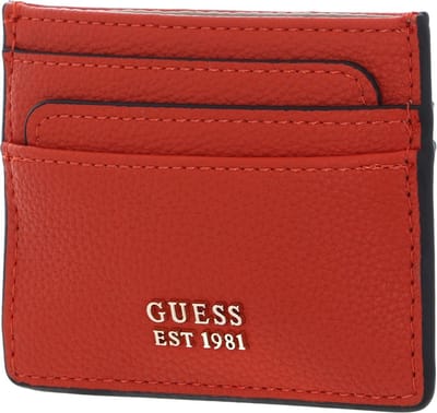 GUESS Kaarthouder Meridian SLG Card Holder Orange Oranje