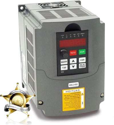 Frequentieomvormer - Motorregelaar VFD - Snelheid Regelen - Constant Variabel Koppel - 2.2 kW - Grijs