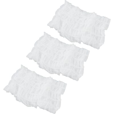 100 STUKS Gezichtsspa Hoofdbanden Niet-geweven Stof Elastische Wrap Make-up Haarbanden Voor Eenmalig Gebruik Wit white