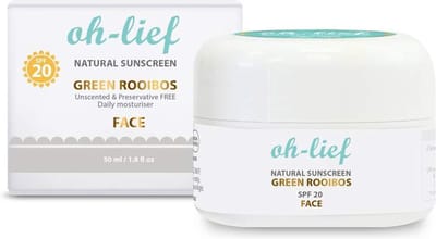 Oh-Lief Natuurlijke Zonnebrand voor het gezicht SPF 20 - Baby's & Kinderen - 50 ml