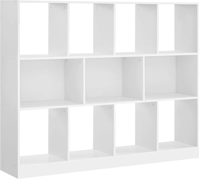VASAGLE - Boekenkast - 11 Open Vakken - 30,1 x 126,1 x 100,1 cm