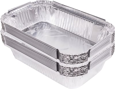 Benson BBQ grill-schalen - 16x - aluminium - 17 x 10.5 x 4 cm - barbecue / oven