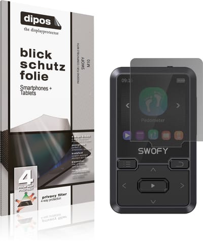 dipos – Matte Privacy Screenprotector geschikt voor SWOFY M10 | Anti-Spy Beschermfolie