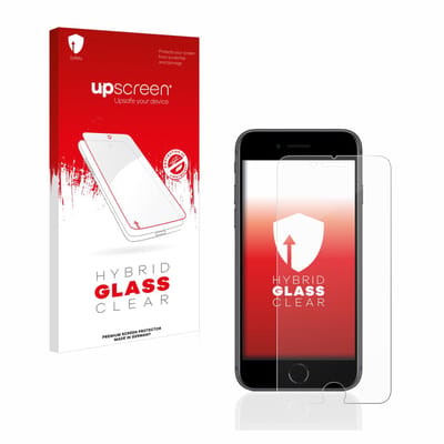 upscreen - Screenprotector voor Apple iPhone 8 - Folie Beschermfolie Beschermglas transparant