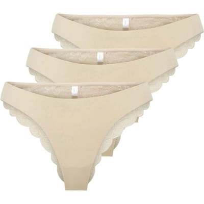 Only Chloe Lace Brazil Slips Dames (3-pack)