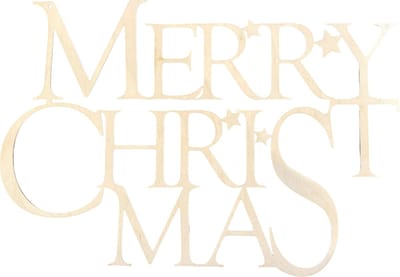 Serenti Indoor Kerstversiering "Merry Christmas"