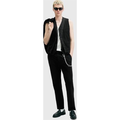 AllSaints Heron Waitscoat Black Maat: 42 | Kostuumbroeken Outlet | Heren | Zwart