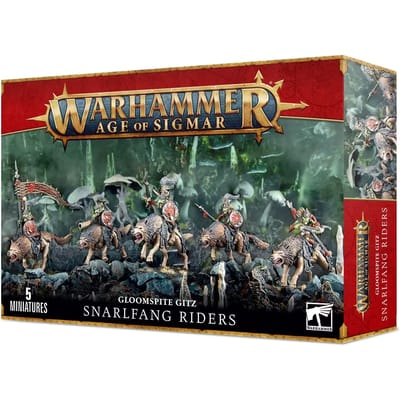 Beeldje Games Workshop Warhammer AoS - Gloomspite Gitz Cavaliers de Snarlfang