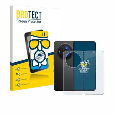 BROTECT - Screenprotector voor TCL NXTPAPER 60 Ultra (Voor+Achter) - Folie Beschermfolie Beschermglas matte