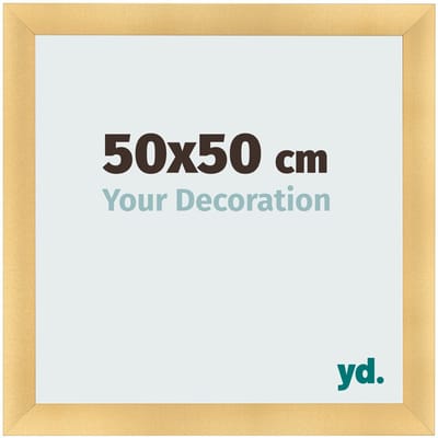 Your Decoration - Fotolijst 50x50 cm - MDF - Goud Mat - Pisa