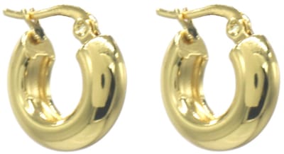 Oorbellen - RVS - goudkleurig - 16mm - dames - sieraden - stijlvol - tijdloos - cadeau