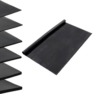 vidaXL - Vloermat - Zwart - 1,2 - x - 5 - m - Rubber