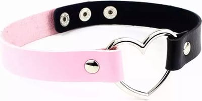 Akyol - Punk hart - Choker - pentagram ketting -satan ketting -pentagram - gothic – 40 cm - 1 stuks – gothic look – dames – sieraad