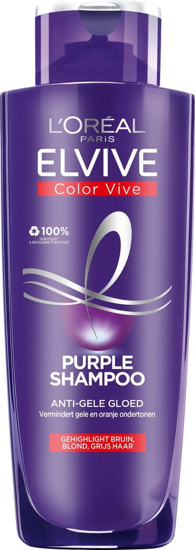 L’Oréal Paris Elvive Color Vive Purple Shampoo - Blond & Grijs Haar - 200ml