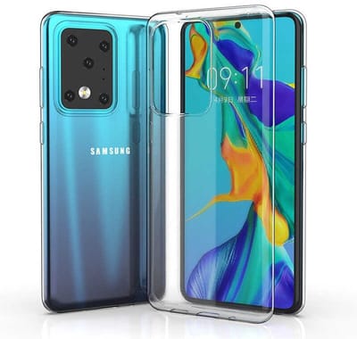 Hoesje Geschikt Voor Samsung Galaxy S20 Ultra Hoesje TPU Back Cover - Transparant
