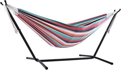Vivere Dubbele Hangmat met Standaard - Plumeria