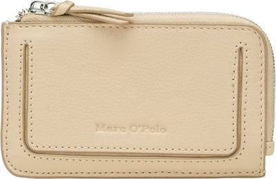 Marc O'Polo Kaarthouder Zip Wallet Blushed Camel Beige