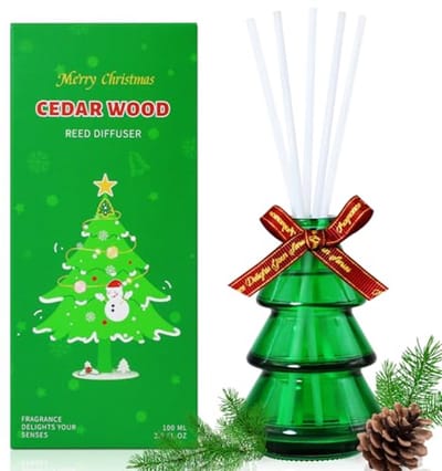 Omgoods - 100 ml Geurverspreider met Cederhoutgeur voor Diverse Ruimtes