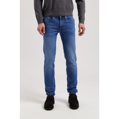 Mud Jeans Dunn Low Tapered Pure Blue Größe: W28L32 | Slim Jeans Outlet | Herren | Blau