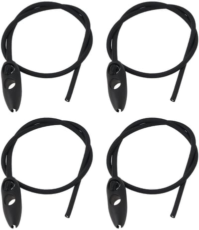 Dailygoods- Bungee Cord 20 Stuks - Verstelbaar Elastisch Koord - Bagage Riemen - Fiets Trekkoord - Hoogwaardige Duurzaamheid - 5 mm x 500 mm - Elastisch Touw