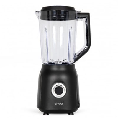 blender 1,5l 600w zwart roestvrij staal - livoo - DOP242N