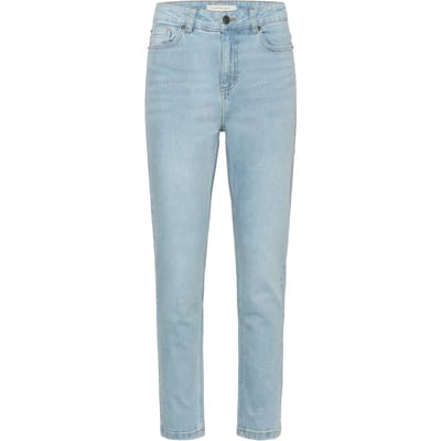 Kaffe KAwillow HW Slim Fit Jeans Dames Jeans - Light Blue Washed Denim