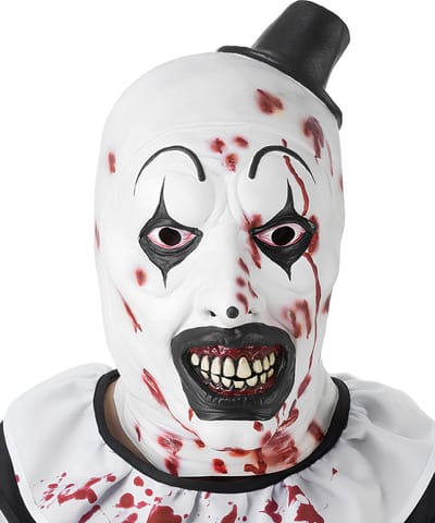 CHAKS - Bloederige, angstaanjagende clown-volledig gezichtsmasker voor volwassenen
