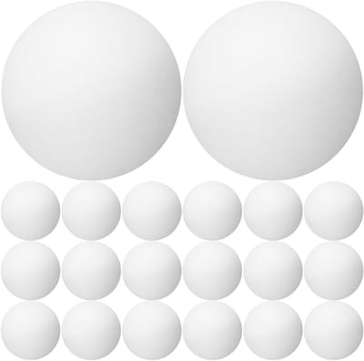 Tafeltennisballen - Pongballen Plastic ballen - Sport en spel - Uniforme consistentie - 40 mm - Wit