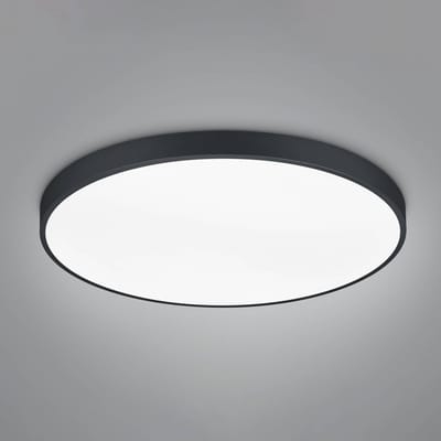 Trio Lighting LED plafondlamp Waco, CCT, Ø 75 cm, matzwart
