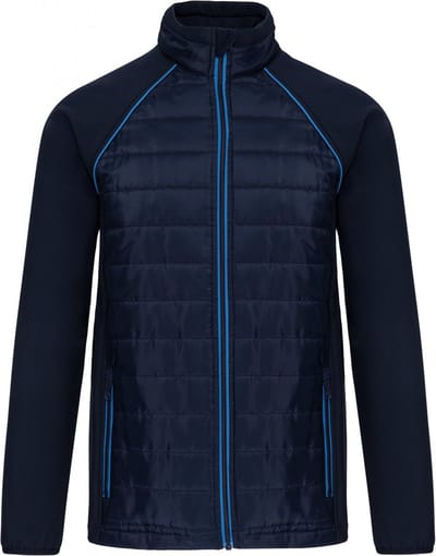 WK. Designed To Work Jas Day To Day in twee stoffen unisex WK6147 - Navy / Light Royal Blue - 5XL