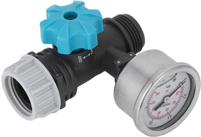 Dailygoods- Waterdrukregelaar Instelbaar tot 140 psi - Drukreduceerventiel - G3/4 Inch Schroefdraad - Gebruiksvriendelijk - Waterinlaat/Buitenuitlaat - Ideaal voor Besproeiingstimer - Drukregelaar