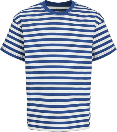 JACK&JONES - JORSANTORIN STRIPE TEE SS CREW NECK JNR - Jongens - T-shirts
