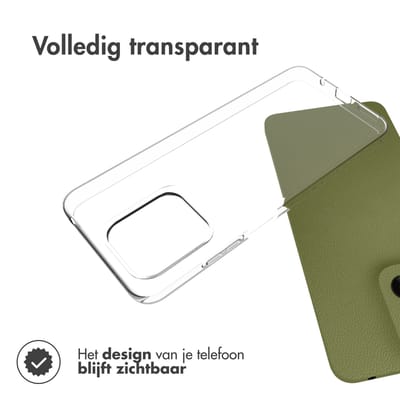 Accezz Hoesje - Geschikt voor Motorola Moto G15 Power / Motorola Moto G15 - Clear Backcover - Transparant