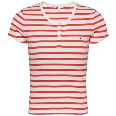 T-shirt Korte Mouw Tommy Hilfiger Slim Button