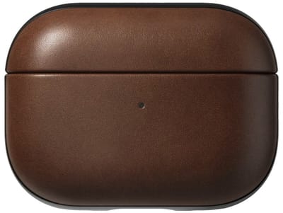 Nomad, Airpods hoesje voor Airpods Pro 2 Modern Leer, Bruin