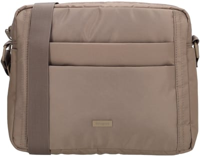 Beagles Duomo Schoudertas - Crossbody - Dames - Veiligheidsrits - Safety Zipper - Crossover - Taupe